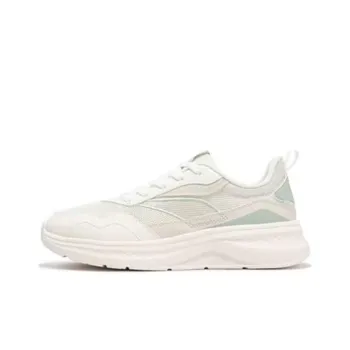 361° Slip Resistant Breathable Low Top Casual Shoes Women's White Beige