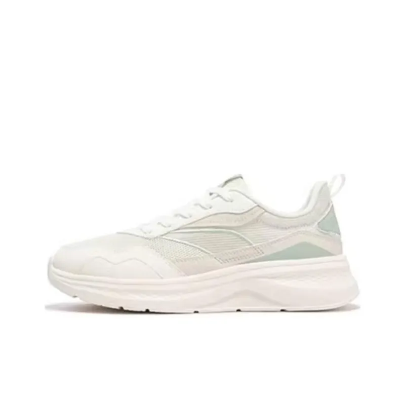 361° Slip Resistant Breathable Low Top Casual Shoes Women's White Beige-0