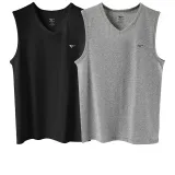 2 Pack (Black+Heather Gray) Pure Cotton Soft/Flat Knit Wide Shoulder/Classic Crew Neck