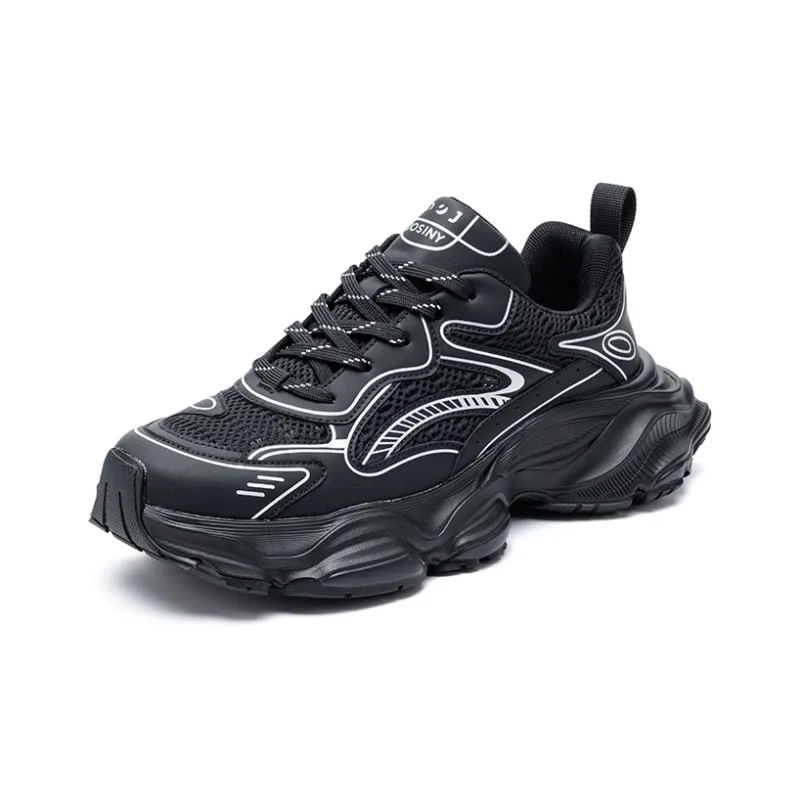 JOSINY Anti Slip Wear Resistant Low Top Chunky Sneakers Men's-7