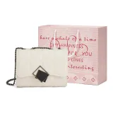 Crescent White Upgraded Fabric+Shopping Bag