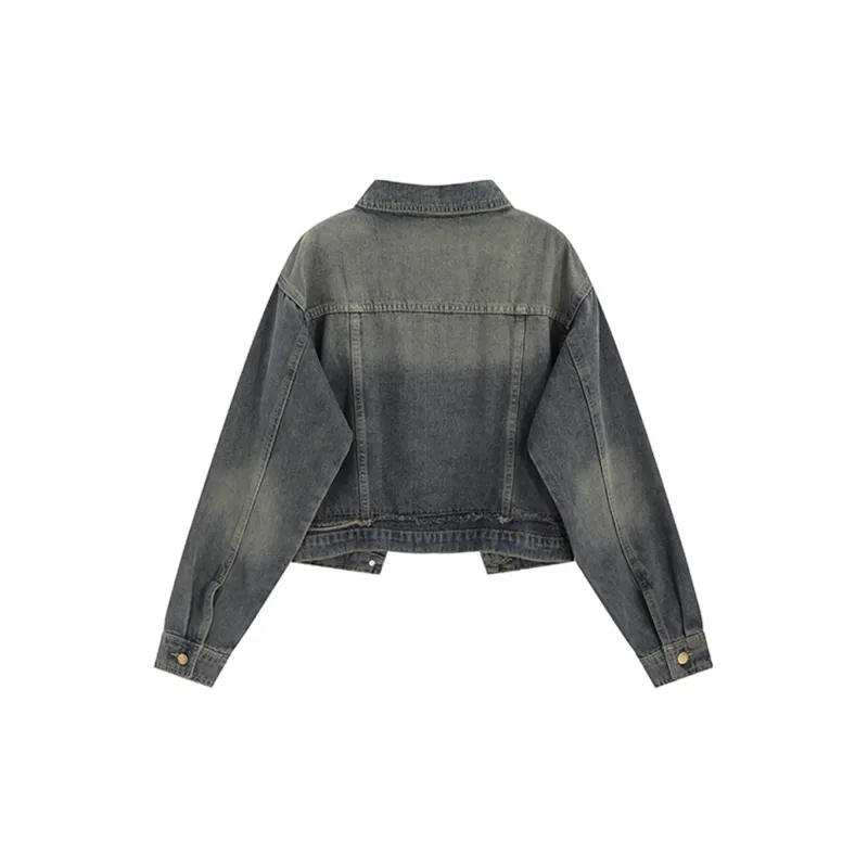 DGMZ Denim Jacket Women's Vintage Blue-1