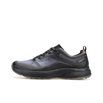 HUMTTO Anti-Slip Wear-Resistant Breathable Impact-Resistant Lightweight Low-Top Trekking Shoes Men's Charcoal Black