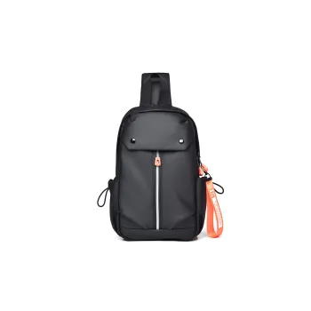 Venerable Brahma Oxford Backpack Crossbody Bag Portable Sling Bag Regular Men's Black/Gray