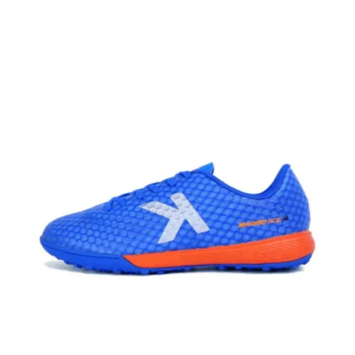 KELME Soccer Shoes Unisex Low-Top Royal Blue Orange