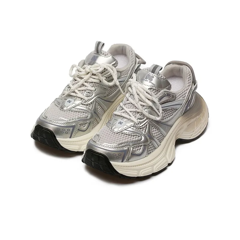 Zun'er Cushioning Anti-Slip And Wear-Resistant Low-Top Chunky Sneakers Women's-2