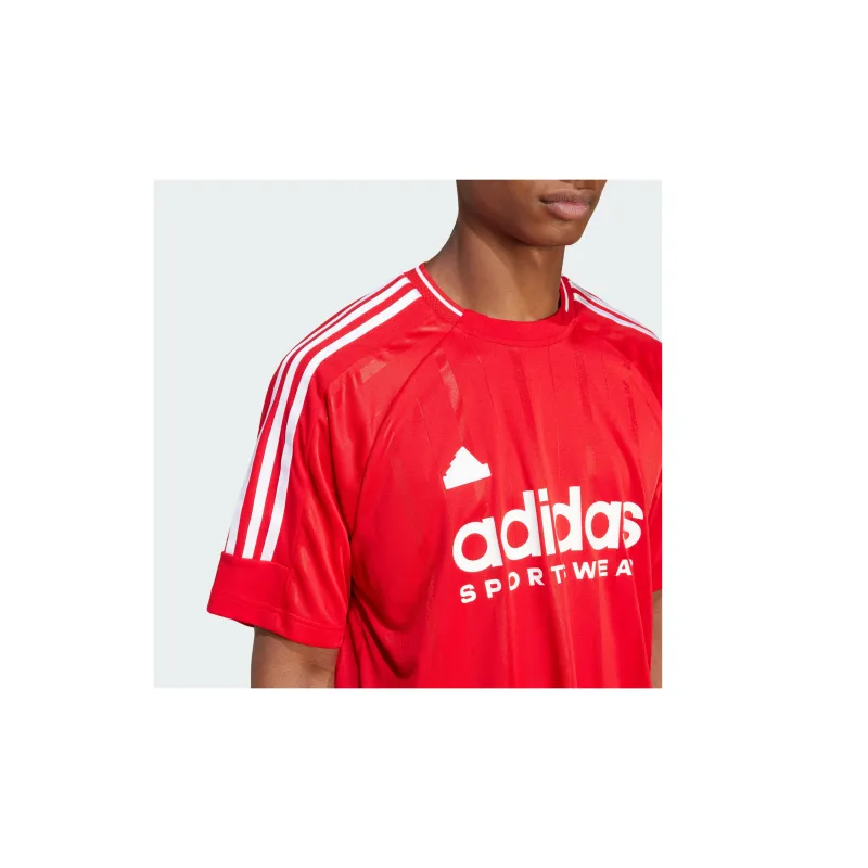 Adidas T Shirt Men's Light Scarlet/White-6