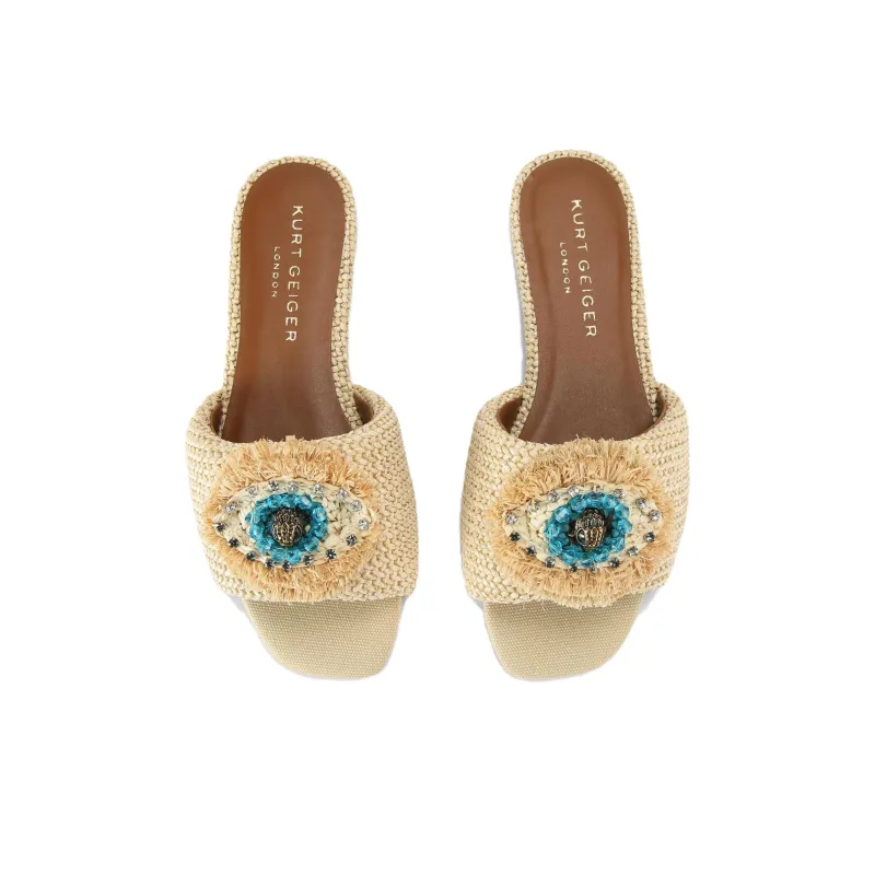 Kurt Geiger London Kensington 80mm Wedge Mules-3