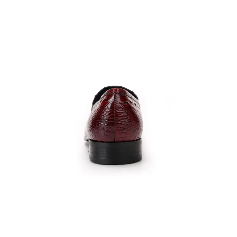 ASTON M.JAZZ Loafers Men Black/Burgundy-9