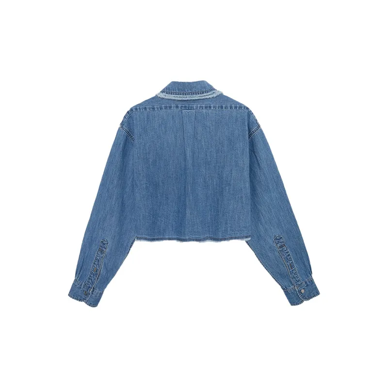 IMMI SS24 Crop Top Women's Blue-1