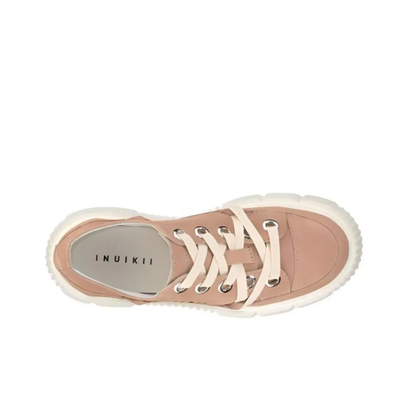 Inuikii Matilda Low-Top Skateboard Shoes Women's Beige-3