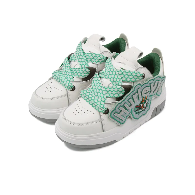 Hurley Puffy Shoes Durable Breathable Low-Top Skateboard Shoes Unisex Multicolor-7