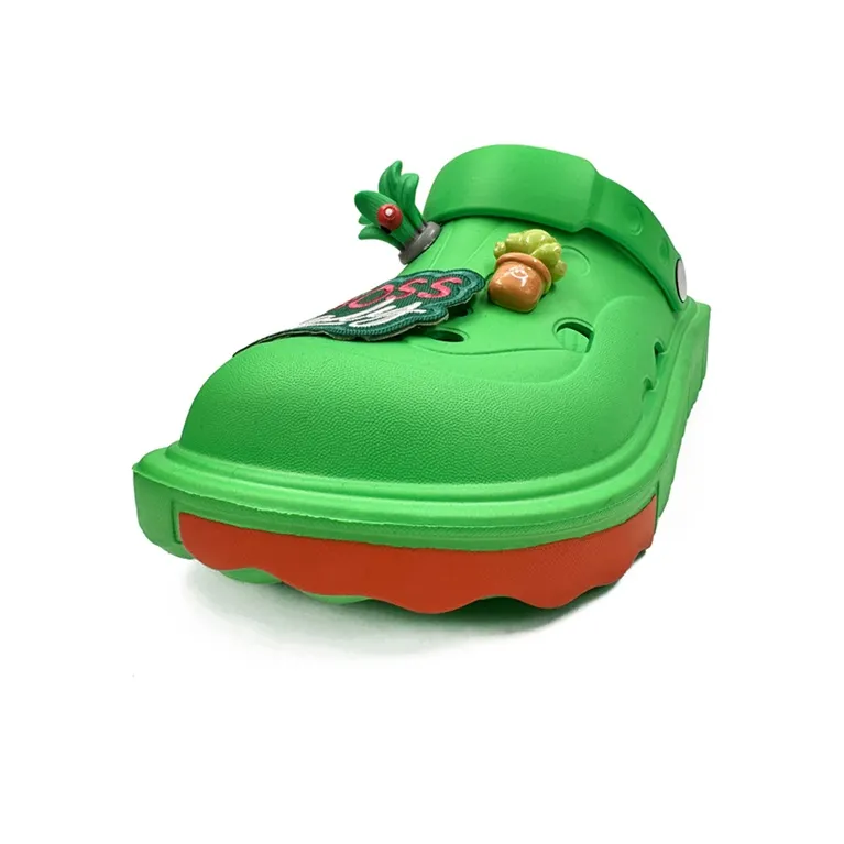 OUBT Creative Succulent Clogs Women's Green-4