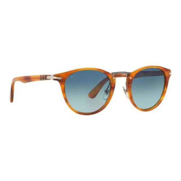 PERSOL Calligrapher Round Frame Sunglasses-6