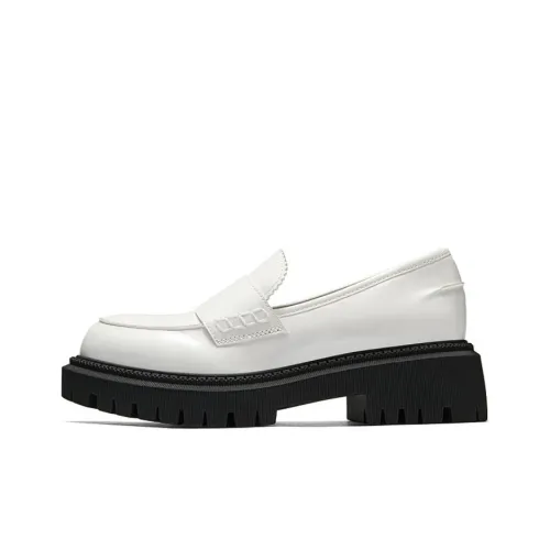 Skechers Modern Comfort Anti-Slip Wear-Resistant Low-Top Casual Shoes Women's White Black