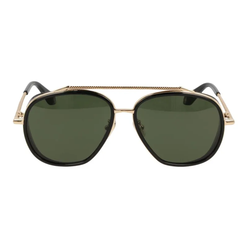 Roberto Cavalli Metal Aviator Sunglasses Women's Gold-1
