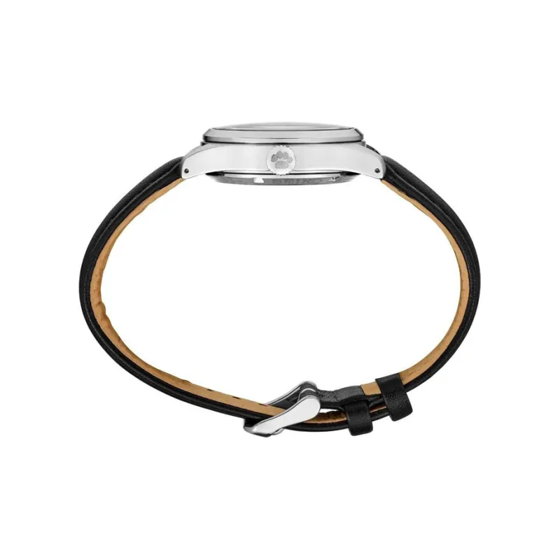 SEIKO NEW 5 Collection Mechanical Movement Leather Strap Watch Unisex White Dial-4