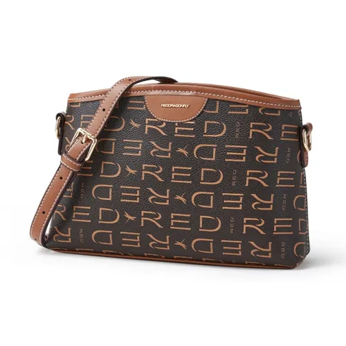 RED DRAGONFLY Crossbody Bag Dark Brown