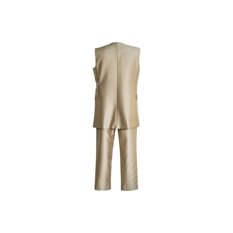 ROEYSHOUSE Business Suit Women's Champagne-3