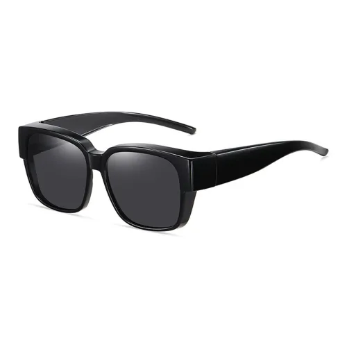 PRETTYALLUSION TR/Memory Plastic Round Sunglasses Unisex