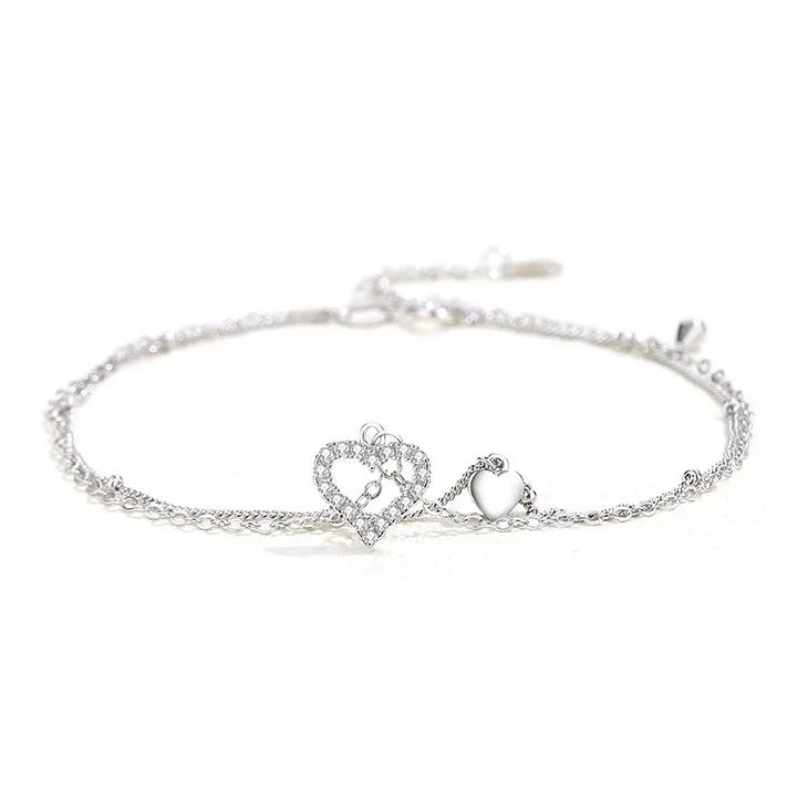 Eclater 925 Sterling Silver Anklets Women's-0