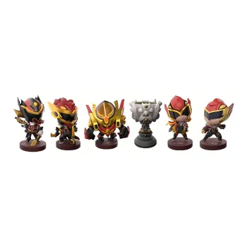 LEAGUE OF LEGENDS League Of Legends Character League Of Legends Honor Edition FPX Champion Mini Set Chibi Figures