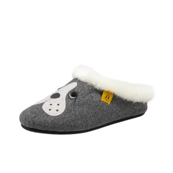 Hush Puppies Rubber Sole Abrasion-Resistant Wrap-toe Slippers Unisex