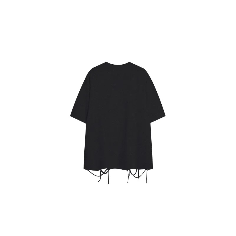 PAINT STAIN Minimalist Style Versatile T Shirt Men's-2