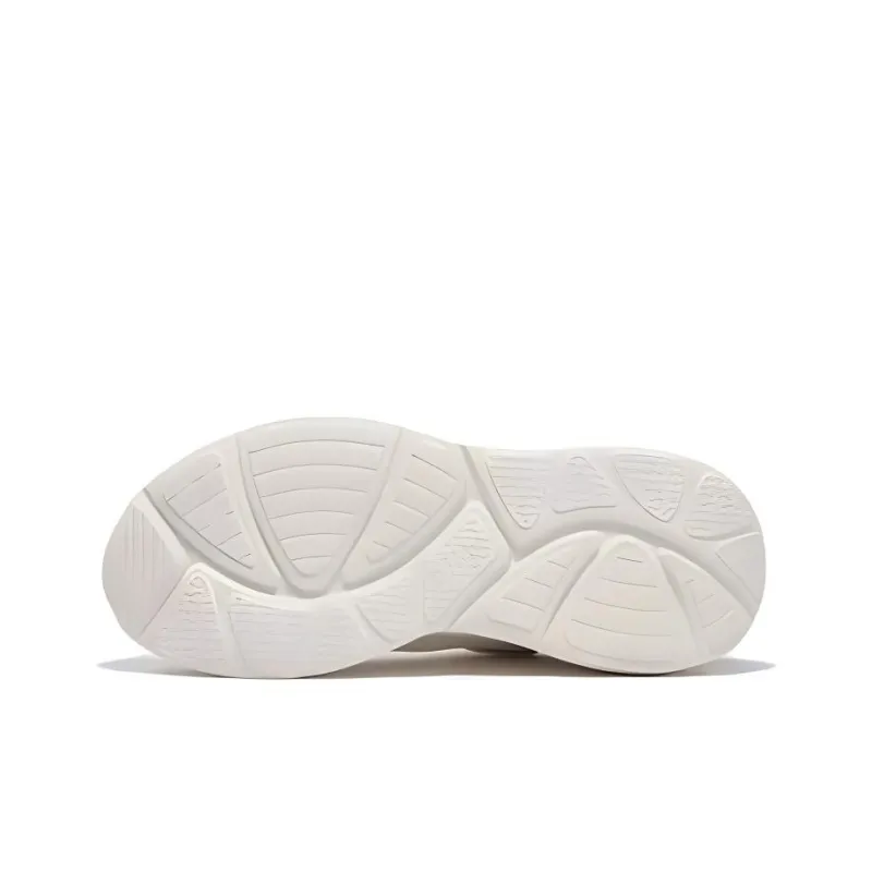 361° Shock Absorbers With Slip Resistant And Abrasion Resistant Properties Low Top Casual Shoes Women's Gray White-3