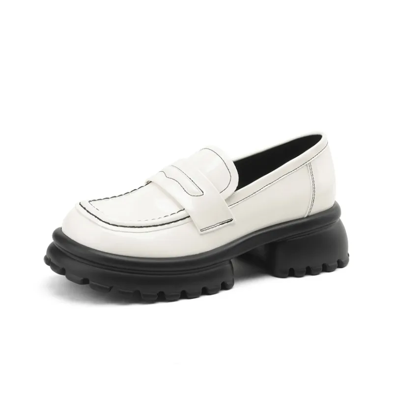 JOSINY Loafers Women's Black/Beige-6