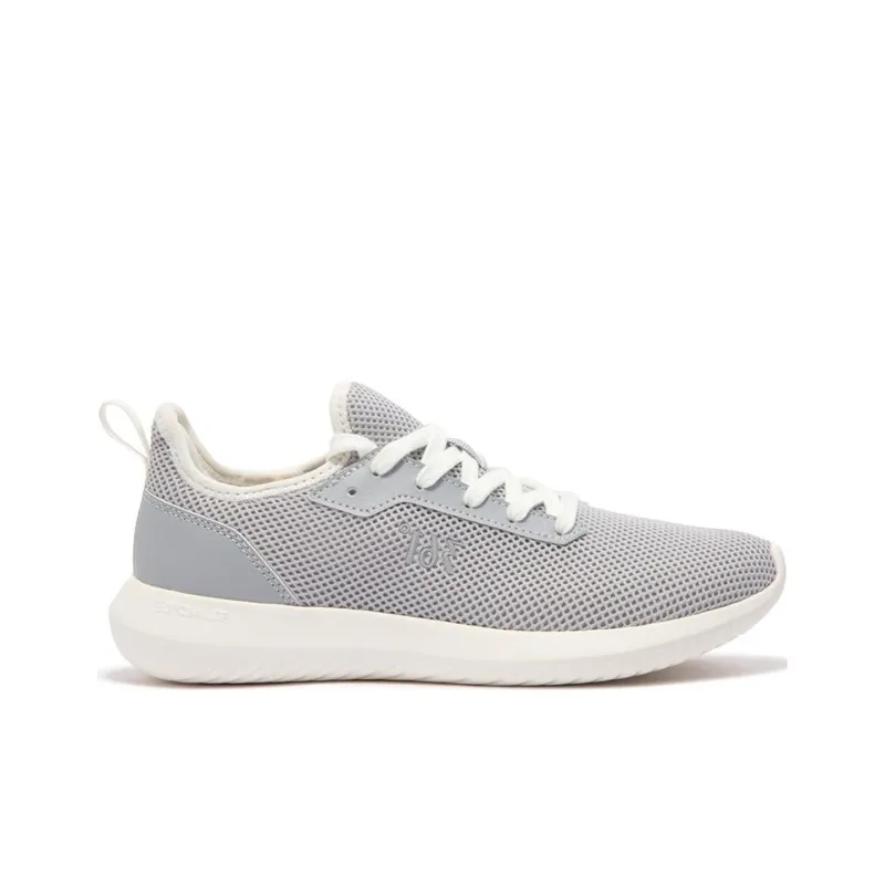 361° Cushioned Slip-Resistant Low-Top Running Shoes Women's Gray White-1