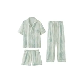 O'MESIK Pajama Set Women's Tie Dye Blue