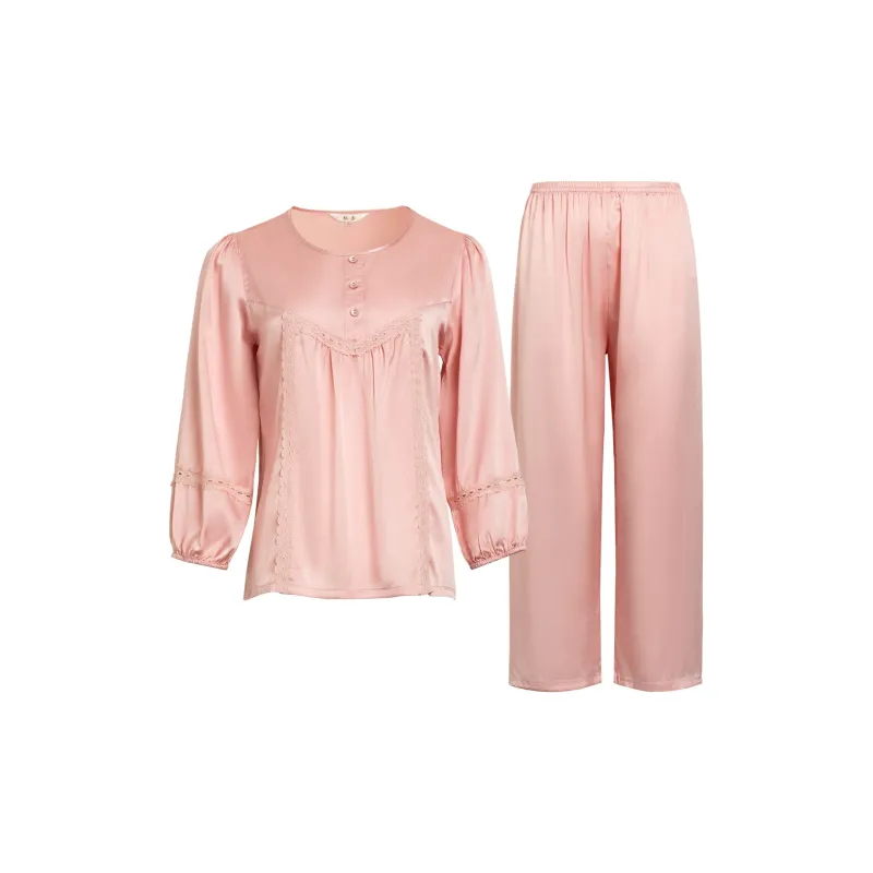 Silk Boundary Pajama Set Women's-3