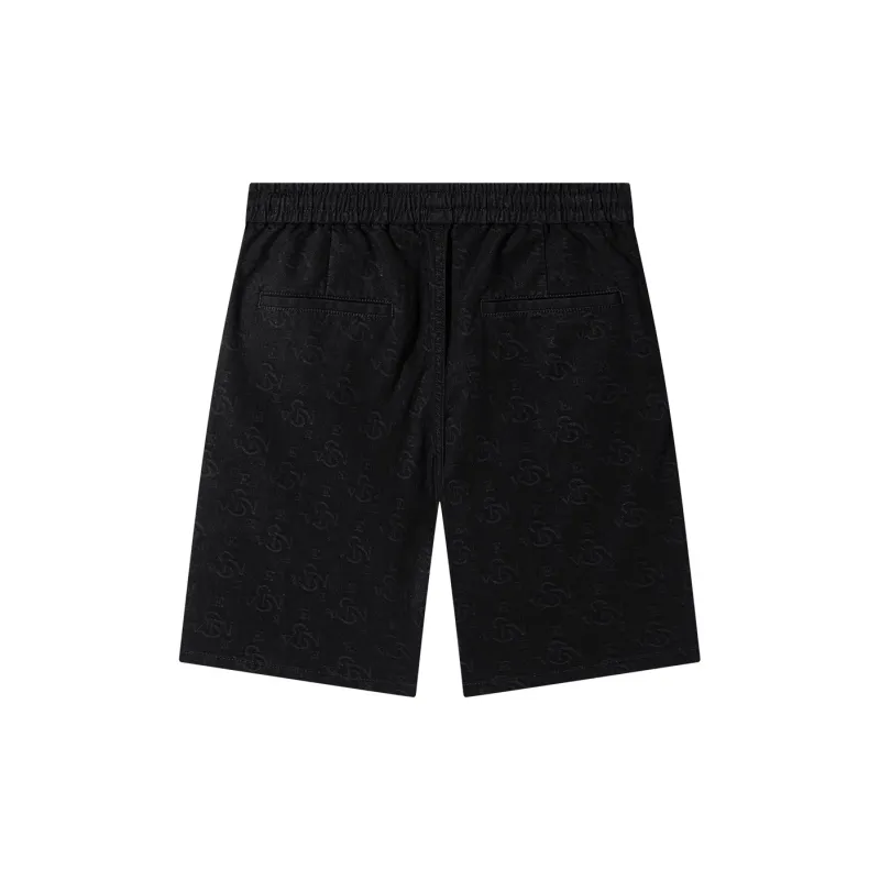 SEVEN Denim Shorts Men Black-1