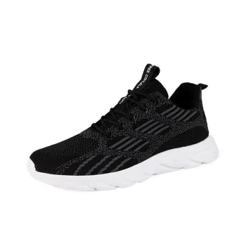 Medd Running Shoes Men Low-Top Black White