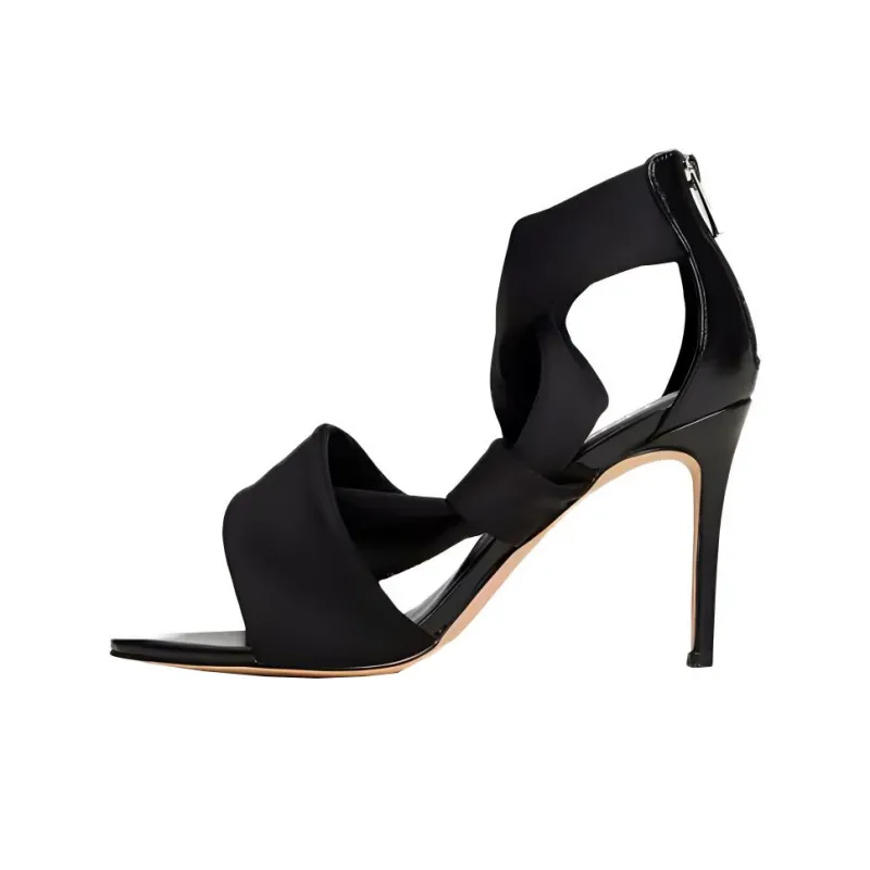 TWINSET MILANO Actitude Strap Sandals 9cm Women's Black-0