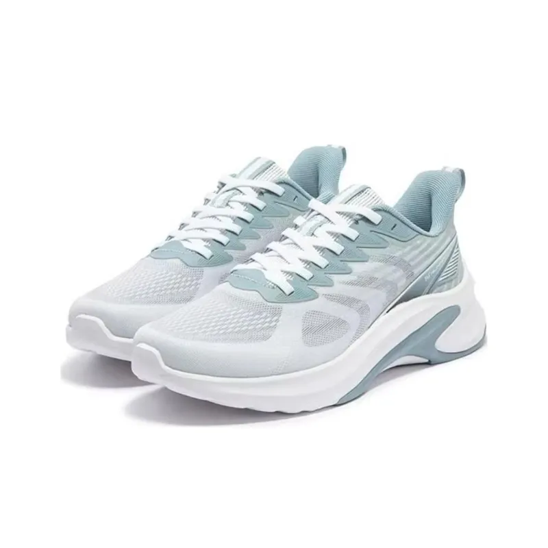 361° Fangya SE Anti Slip Wear Resistant Low Top Casual Running Shoes Men's White Blue-1