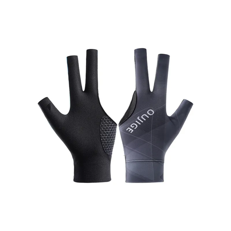 BSELEON Billiards Three Finger Gloves Unisex-12