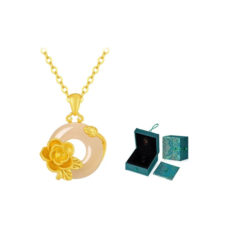 MAMADESHOUHU Chalcedony Jade Necklaces Women's-111