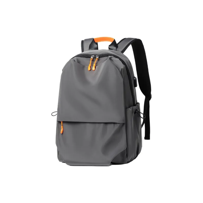 Venerable Brahma Durable Fabric Backpack Regular Men's Black/Gray-9