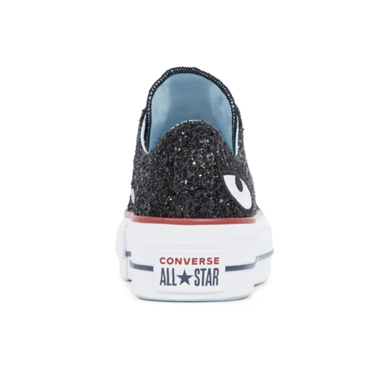 Converse Chiara Ferragni X Women's Chuck Taylor All Star Lift Ox 'Black White' Women's-3