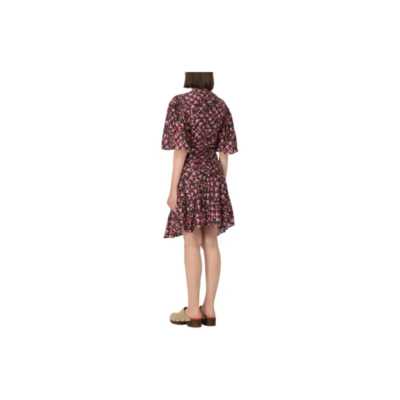 ISABEL MARANT Lienne Ruched Mini Dress-1