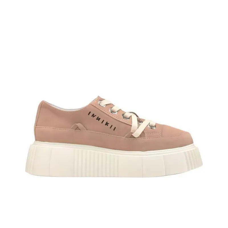 Inuikii Matilda Low-Top Skateboard Shoes Women's Beige-1