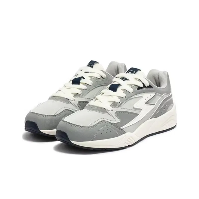 361° Cushioned Slip-Resistant Low-Top Casual Running Shoes Women's Gray-2