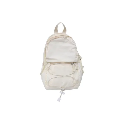 Parker Bear Nylon Polyester High School And University Student All Purpose Backpack Unisex White/Green/Purple