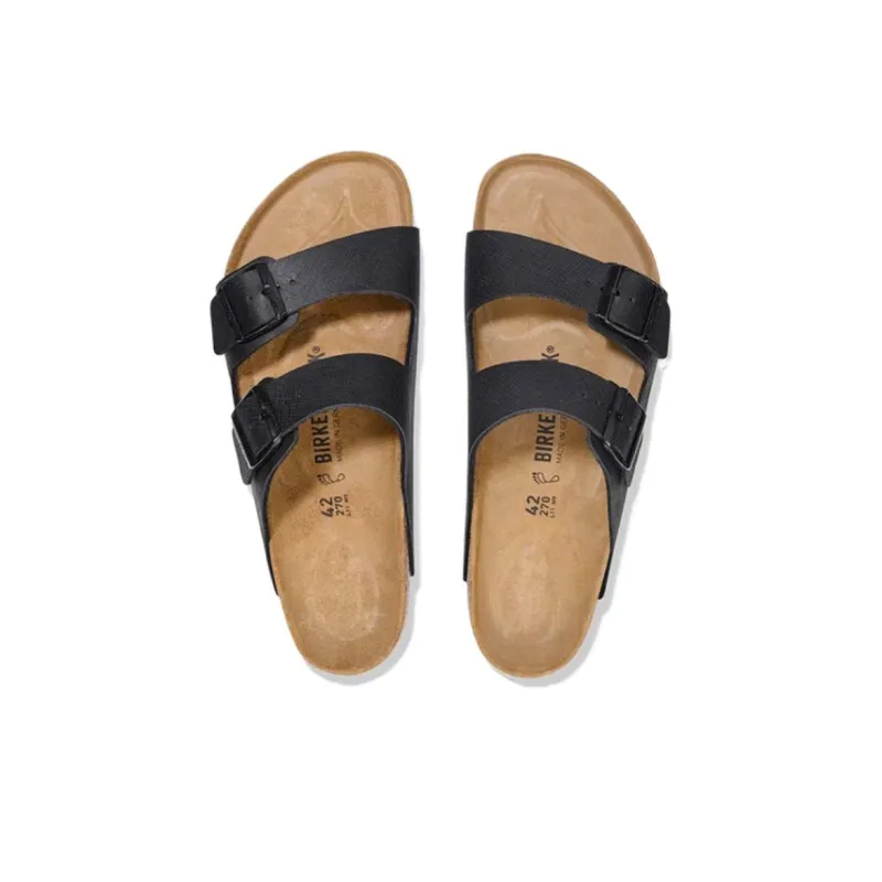 Birkenstock Arizona Slide Slippers Unisex Black Regular-4