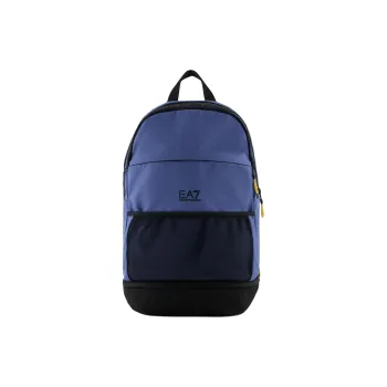 EMPORIO ARMANI EA7 Polyester Backpack Unisex Blue