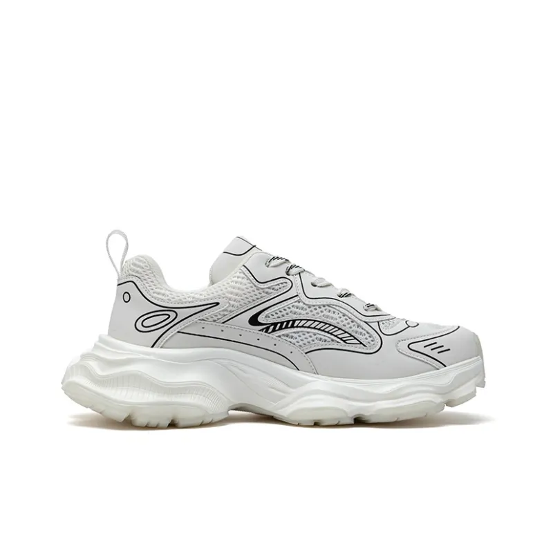 JOSINY Anti Slip Wear Resistant Low Top Chunky Sneakers Men's-2