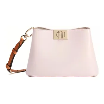 Furla Cow Leather Crossbody Bag Shoulder Bag Women's Light Pink