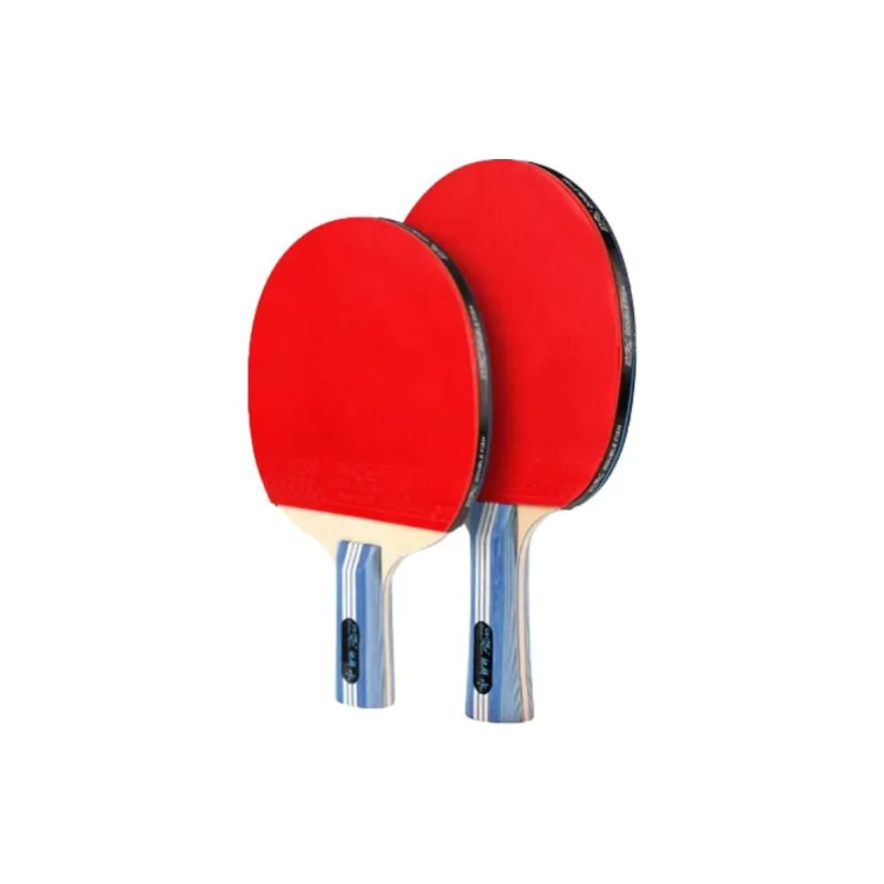DOUBLEFISH Ping Pong Paddles Unisex Pure Wood Black Red-5